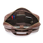 Model No. 1 // Leather Briefcase // Brown