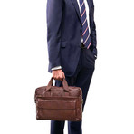 Model No. 1 // Leather Briefcase // Brown