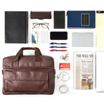 Model No. 1 // Leather Briefcase // Brown