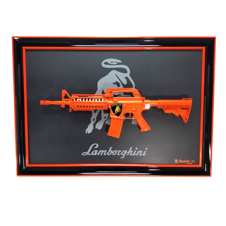 Lamborghini Gun Art // Orange Pearl