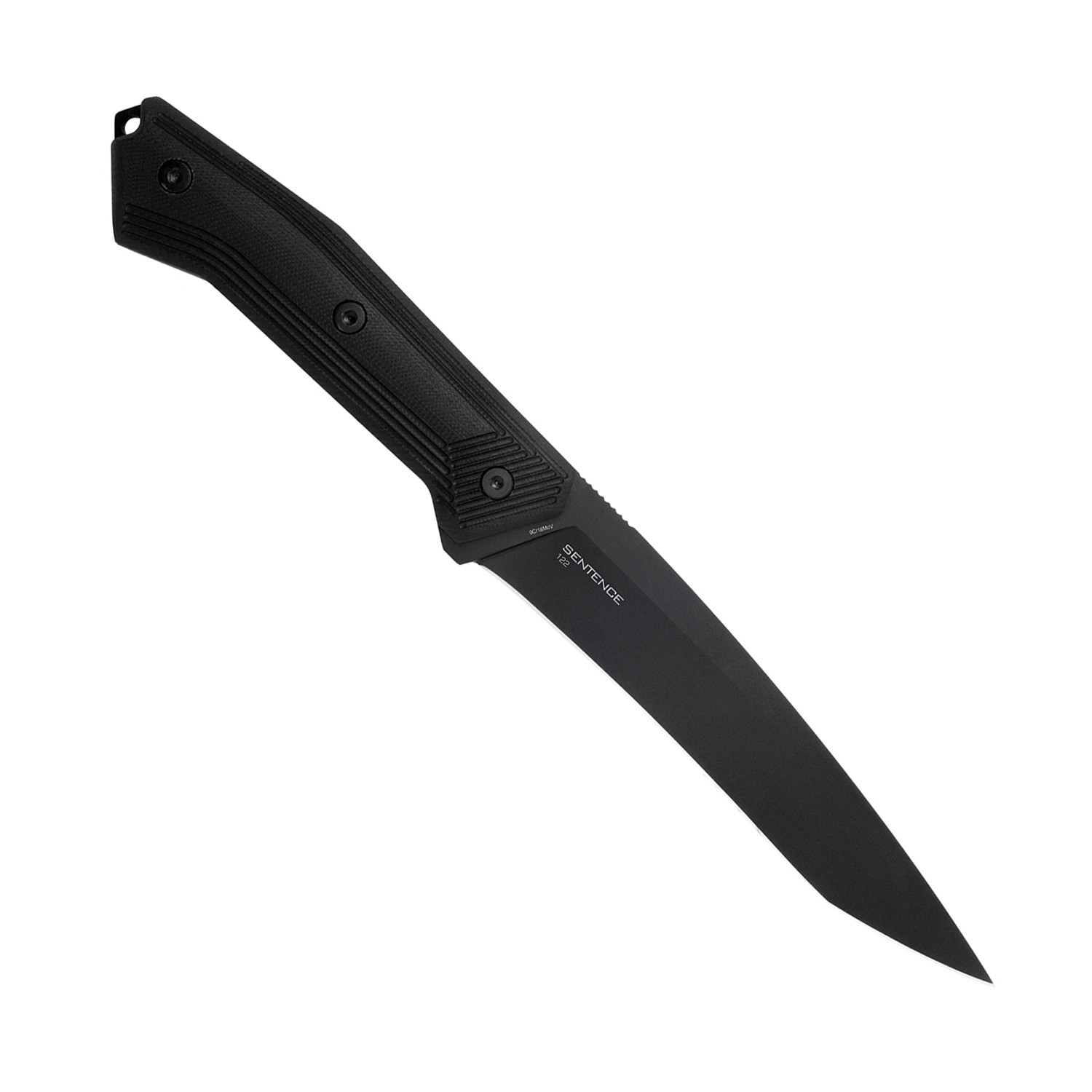Sentence // Black (Drop Point Blade) Steel Will Knives Touch of Modern