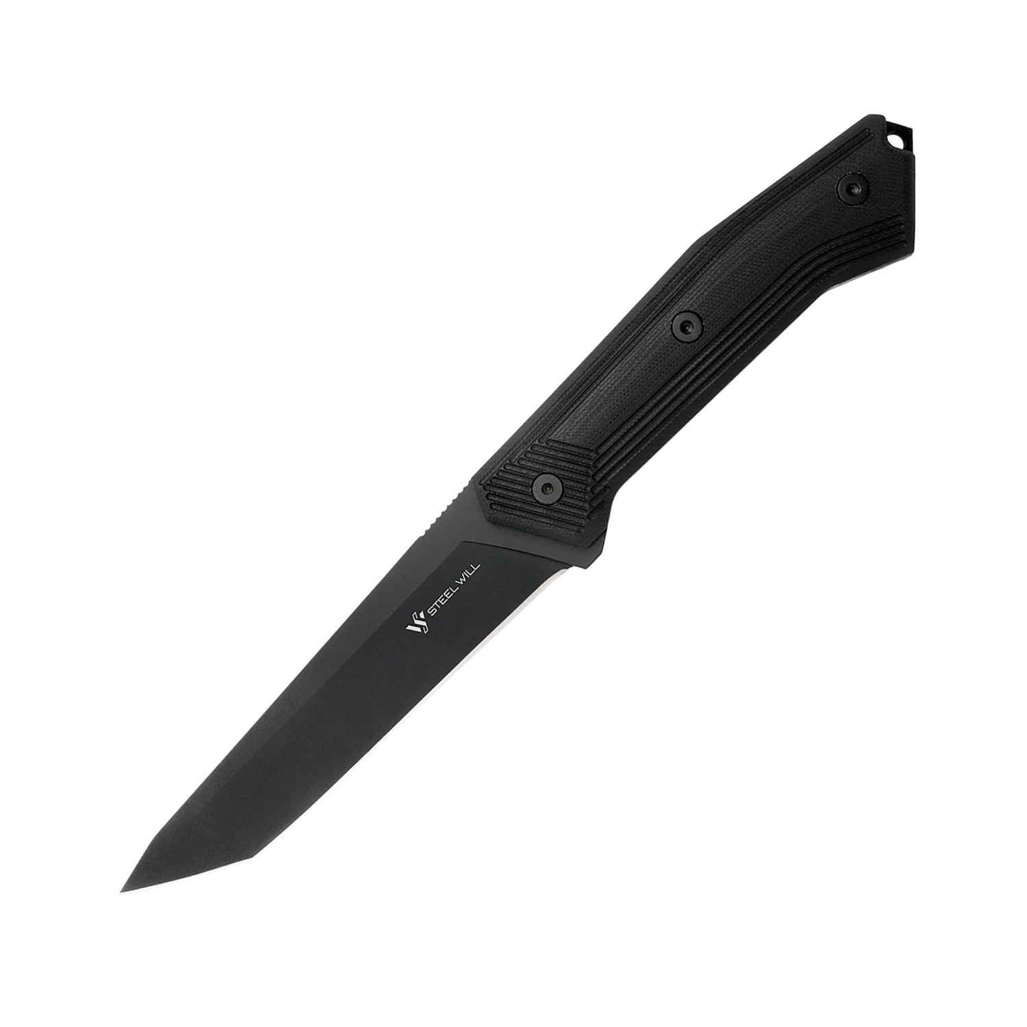 Sentence // Black (Drop Point Blade) Steel Will Knives Touch of Modern