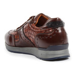 Men's Dress Sneakers // Brown Crocodile (US: 10)