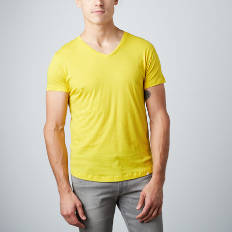 Ob V-Neck T-Shirt // Sulphur (XS)