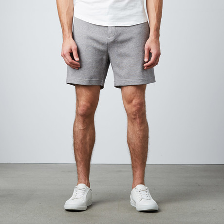 Melange Alusky Shorts // Medium Grey Melange (28)