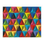 Pyramids of Color Wall Mural