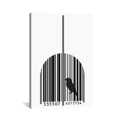 Caged Bird Sings (18"W x 26"H x 0.75"D)