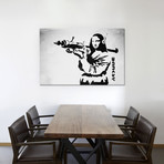 Mona Lisa With Bazooka Rocket