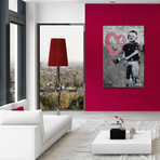 Boy Painting Pink Heart