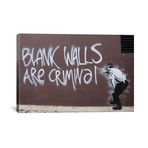 Blank Walls Are Criminal (40"W x 26"H x 1.5"D)