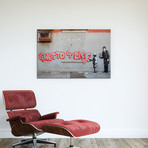 Ghetto 4 Life // Banksy (18"W x 26"H x 0.75"D)