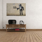 Coney Island Barcode Robot (40"W x 26"H x 1.5"D)