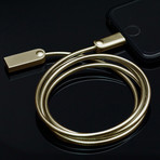 ODIN Charging Cable // Metallic Gold (Apple Lightning // 3.3 ft)