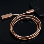 ODIN Charging Cable // Rose Gold (Apple Lightning // 3.3 ft)