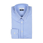 Thick Stripe City Fit Dress Shirt // Light Blue (44)