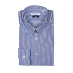 Thick Stripe City Fit Dress Shirt // Dark Blue (40)