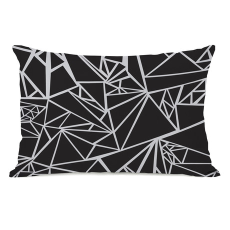 Geometric Triangle // Pillow (14"L x 20"W)