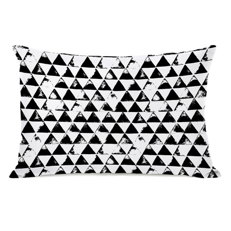 Faded Triangles // Pillow (14"L x 20"W)