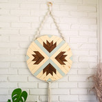 Pipkin // Macrame + Wood Wall Hanging