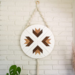 Adrastea // Macrame + Wood Wall Hanging