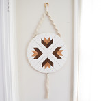 Adrastea // Macrame + Wood Wall Hanging