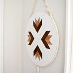 Adrastea // Macrame + Wood Wall Hanging