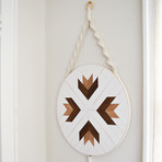 Adrastea // Macrame + Wood Wall Hanging