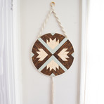 Finch // Macrame + Wood Wall Hanging