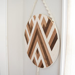 Hazel // Macrame + Wood Wall Hanging