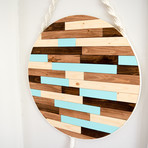 Watts // Macrame + Wood Wall Hanging (12" Diameter)