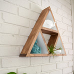 Triple Triangle Shelf