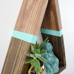 Teepee Shelf (Aqua Accent)