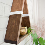 Teepee Shelf (Aqua Accent)