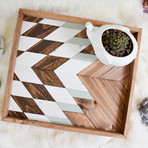 Sage Wood Tray