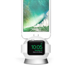 OmniBolt Apple Watch + iPhone Charging Stand (Graphite)