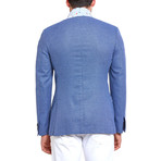17304 Tweed Surface Blazer // Blue (Euro: 50)