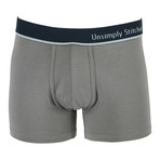 Solid Boxer Trunk // Grey (L)