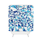 Triad Illusion Iced // Shower Curtain