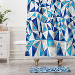 Triad Illusion Iced // Shower Curtain