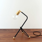 Tripod Desk Lamp (Tonopah + Brass Socket)