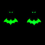 Glow in the Dark Batman Cape Cufflinks