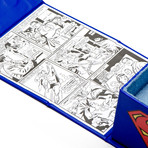 Enamel Superman Shield Tuxedo Studs