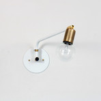 Swing Lamp // Hardwired (Mirage + Brass Socket)