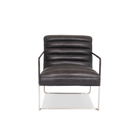 Kennedy Modern Leather Lounge Chair