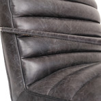 Kennedy Modern Leather Lounge Chair