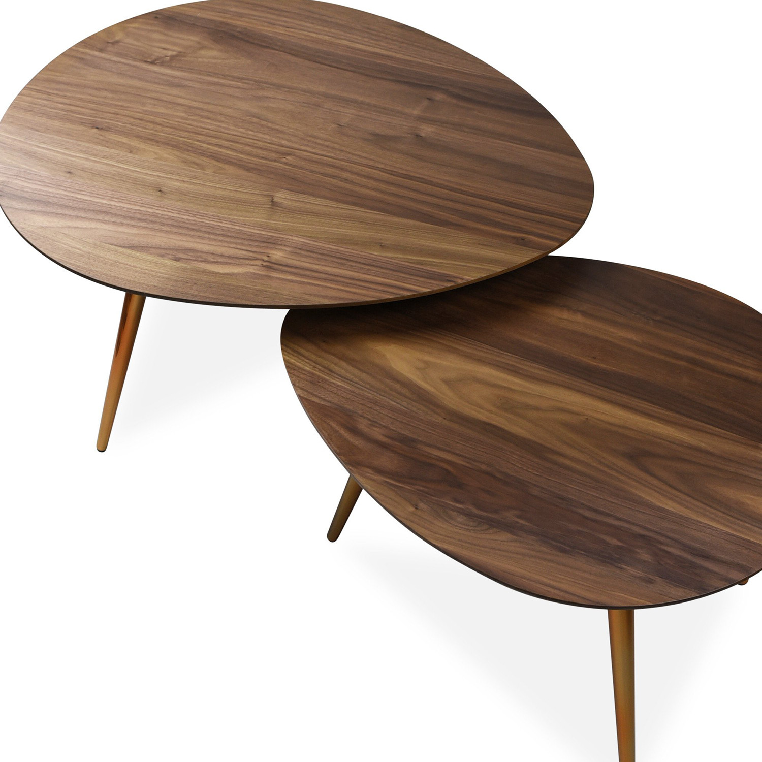 Maddox Mid-Century Modern Nesting Coffee Table Set - Edloe Finch