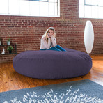 Chenille Cocoon Bean Bag (Plum)