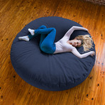 Chenille Cocoon Bean Bag (Plum)