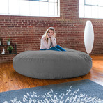 Chenille Cocoon Bean Bag (Plum)