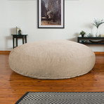 Chenille Cocoon Bean Bag (Plum)